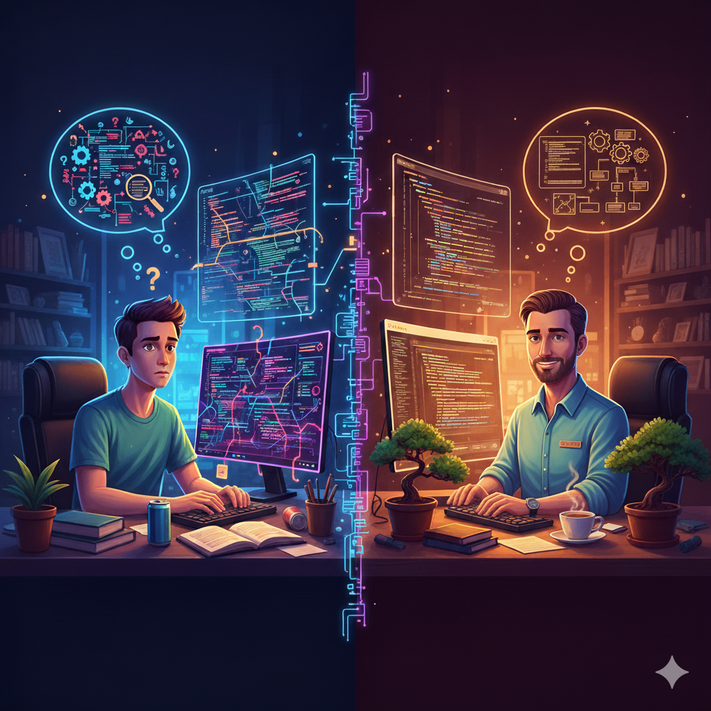 5 erros sutis que diferenciam um dev júnior de um pleno